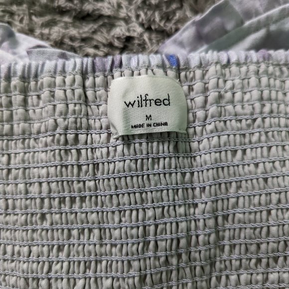 Aritzia Wilfred Wander Linen Puff-Sleeve Blouse Medium - Picture 5 of 12